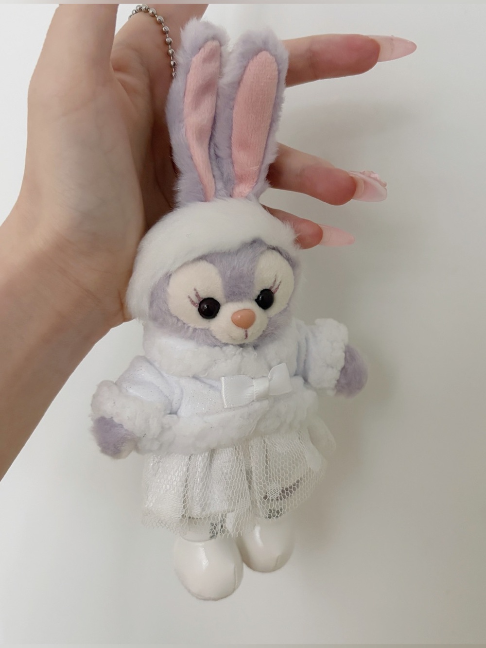 Disney StellaLou Winter Plush Keychain